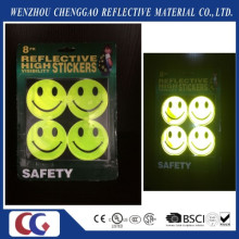 Fluorescent Smile Face Flashing Light Sticker